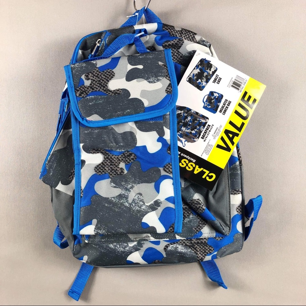 Independent Camo Backpack Set